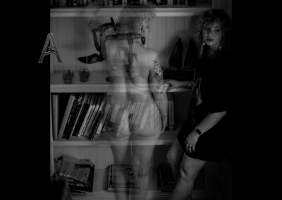 We carry many versions of ourselves through life. Some are visible. Some are hidden. Some live only in memory, waiting quietly in familiar rooms until we are ready to acknowledge them again. This image explores the relationship between who we present to the world and the parts of ourselves that never truly leave. My Thoughts & Feelings: I’ve always been fascinated by the idea that we never become a single person. Instead, we collect versions of ourselves. The child. The teenager. The lover. The artist. The broken version. The healed version. They all remain with us. Sometimes we encounter them unexpectedly in old photographs, familiar songs, or quiet moments alone. This image feels like meeting one of those earlier selves and realising they never really disappeared.